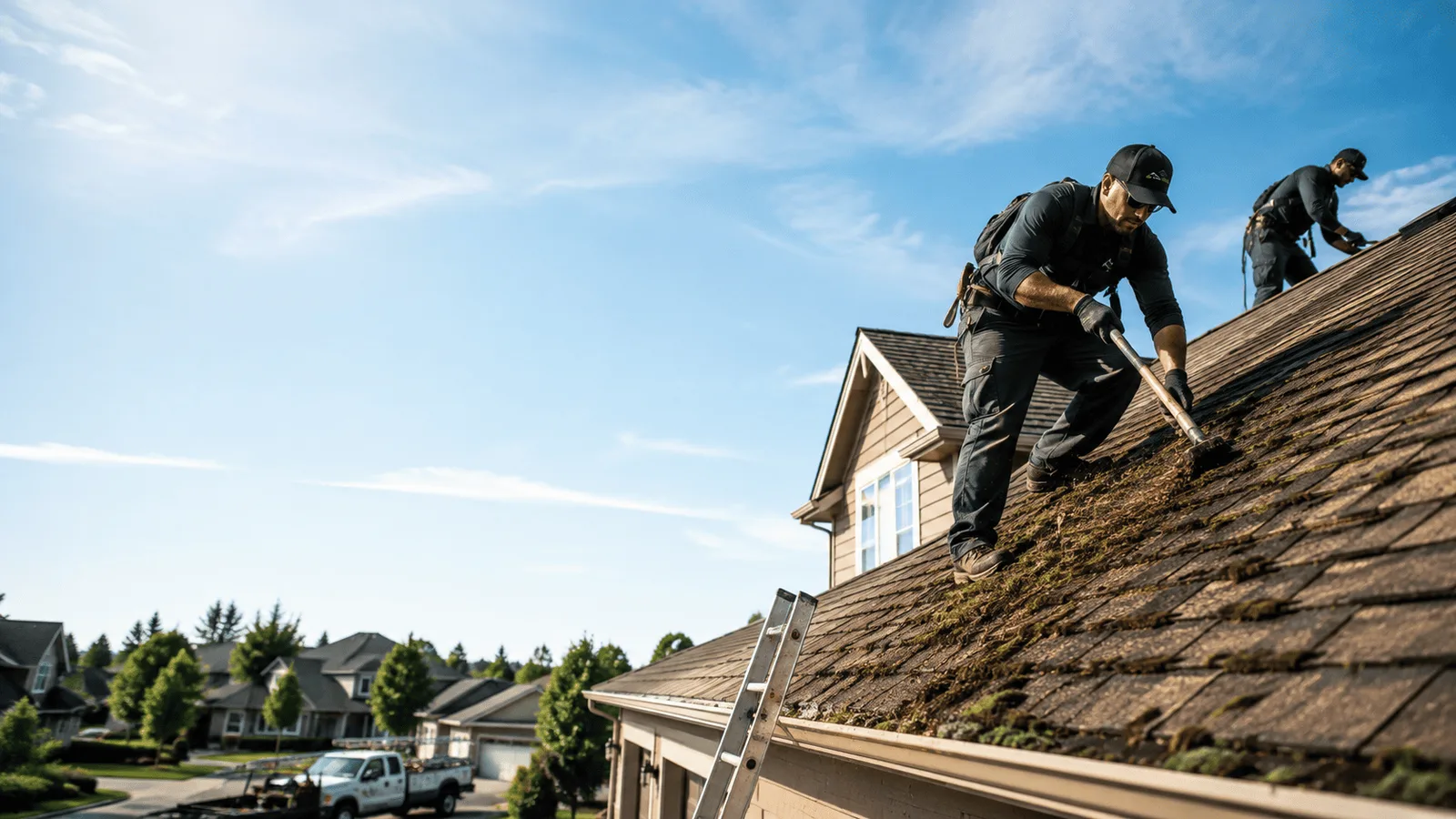 Roof Moss Removal in Jasper, IN near me